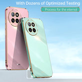 XINLI Straight Edge 6D Electroplate TPU Phone Case